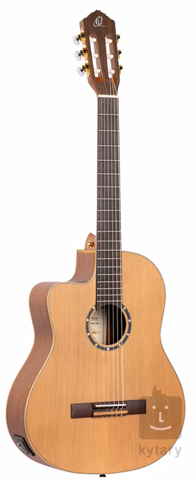 Ortega RCE131SN-L - Linkshänder elektroakustische klassische Gitarre