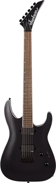 Jackson SLX Soloist 6 Deluxe Baritone Arch top LRL SBK - E-Baritongitarre