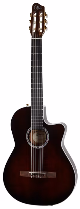 Godin Arena Pro CW Bourbon Burst EQ - Klassische elektroakustische Gitarre
