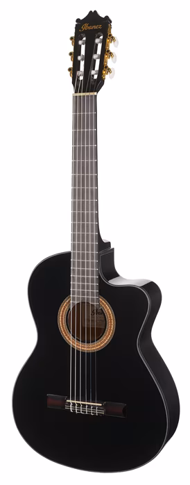 Ibanez GA11CE Black - Klassische elektroakustische Gitarre