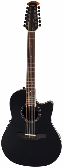 Ovation 2751AX-5-G 12 BK - Zwölfsaitige elektroakustische Gitarre