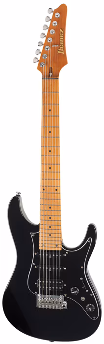 Ibanez AZ24047 Black - Siebensaitige E-Gitarre