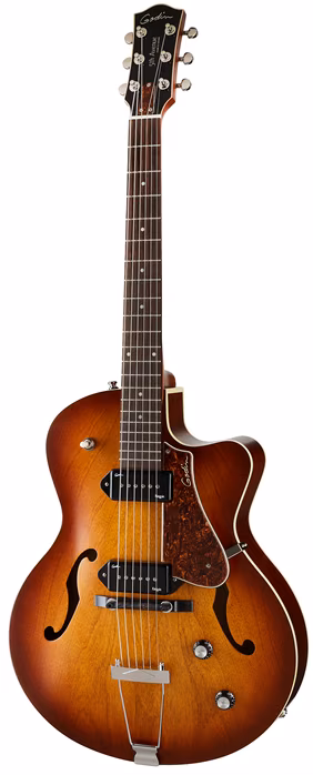 Godin 5th Avenue CW Kingpin II Cognac Burst - Semiakustische Gitarre