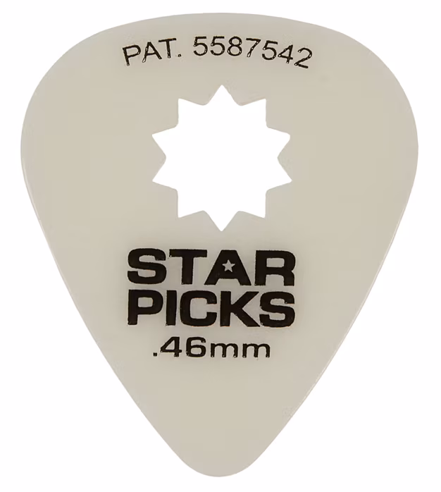 Star Picks Glow in the Dark Thin 0.46 mm - Plektren