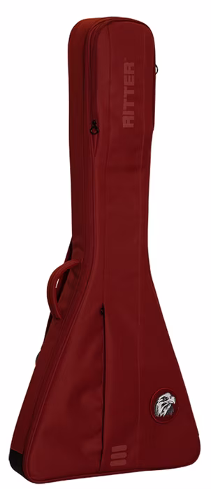 Ritter Carouge Flying V Spicy Red - Case für E-Gitarre