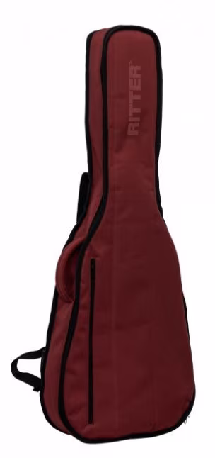 Ritter Flims Classical 1/2 Spicy Spicy Red - Case für klassische Gitarre