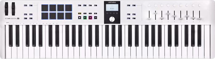 Arturia KeyLab Essential 61 MK3 White - USB/MIDI Keyboard