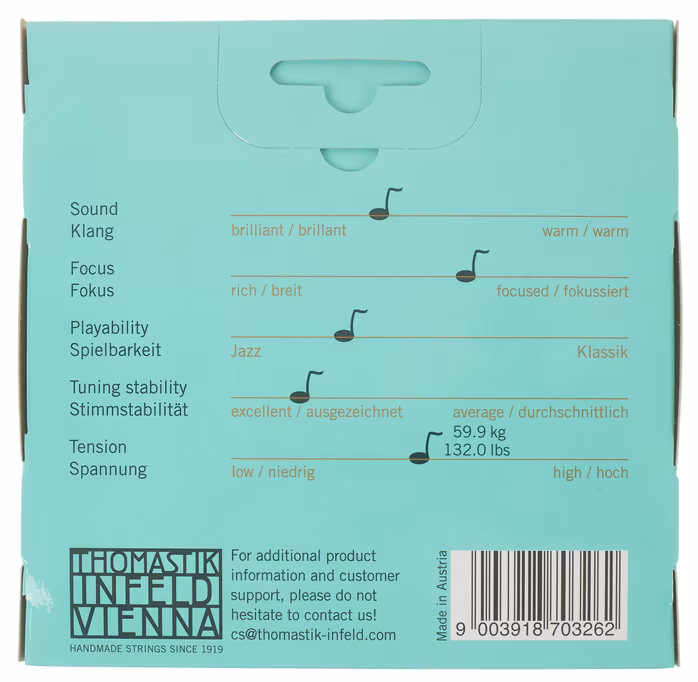 Thomastik Versum Cello Set (VE400) - Violoncello-Saiten