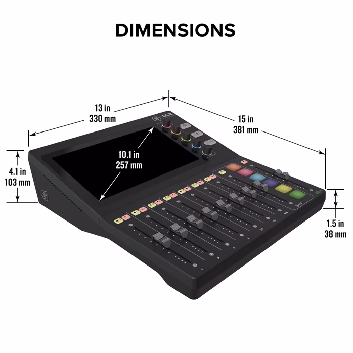 Mackie DLZ Creator Podcasting Mixer - Livestreaming Audio Mixer