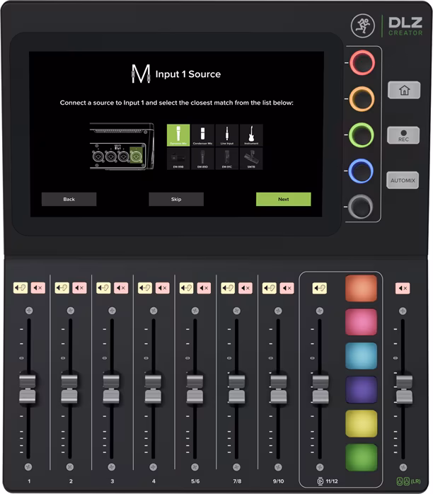 Mackie DLZ Creator Podcasting Mixer - Livestreaming Audio Mixer