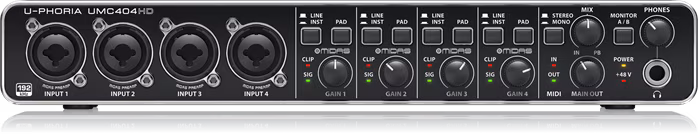 Behringer UMC404HD - USB-Soundkarte