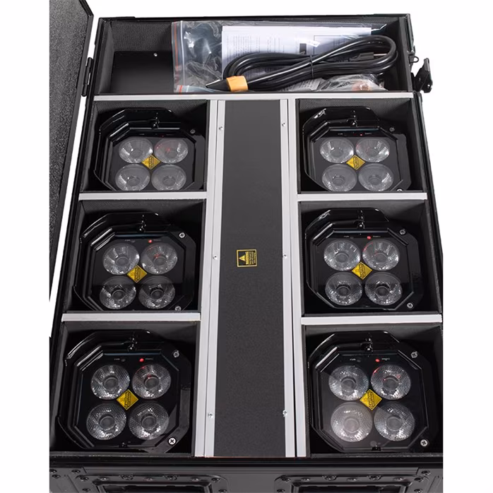 ADJ Mirage Q6 Pak Black - Licht-Set