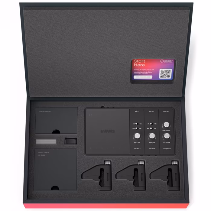 Evans Hybrid Sensory Percussion Sound System  - Trigger Modul