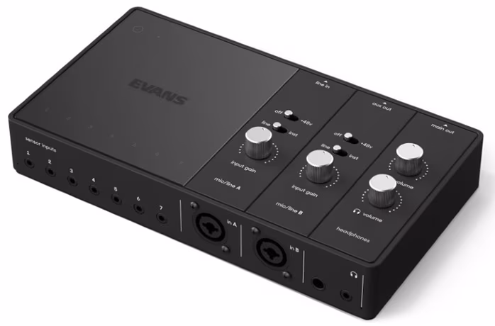 Evans Hybrid Sensory Percussion Sound System  - Trigger Modul