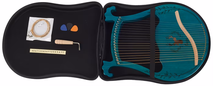 Cega Harp 19 Strings Blue - Harfe