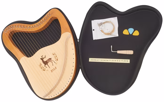 Byla Lyre Harp 21 Strings Wood - Lyra