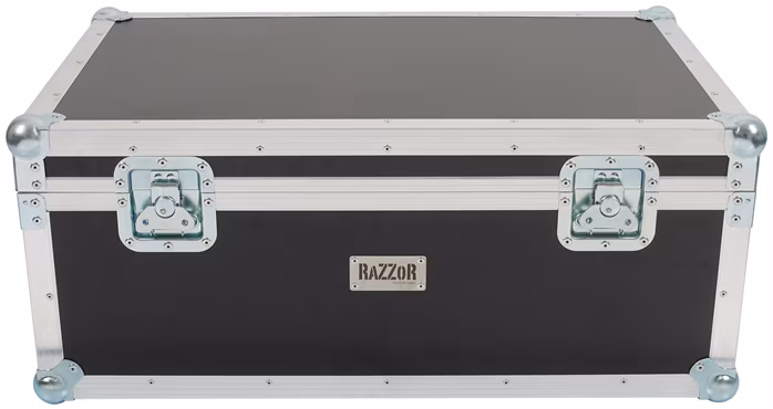 Razzor Cases 8x LED Silent Par with compartment - Flight Case für Beleuchtung
