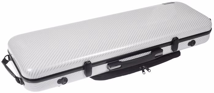 Bacio Instruments Fiber Composite Violin Oblong Case WMBB WH - Geigenkasten
