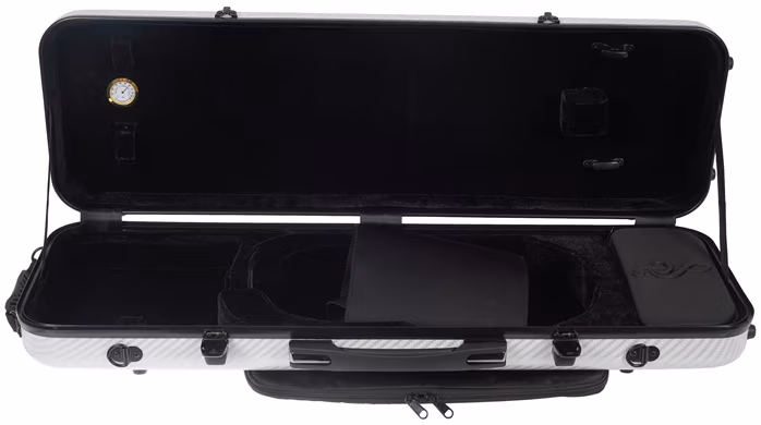 Bacio Instruments Fiber Composite Violin Oblong Case WMBB WH - Geigenkasten