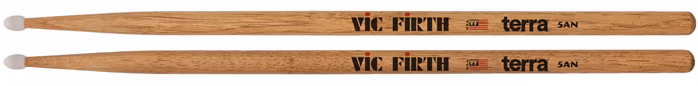 Vic Firth 5ATN American Classic® Terra Series Drumsticks, Nylon Tip - Hickory-Drumsticks