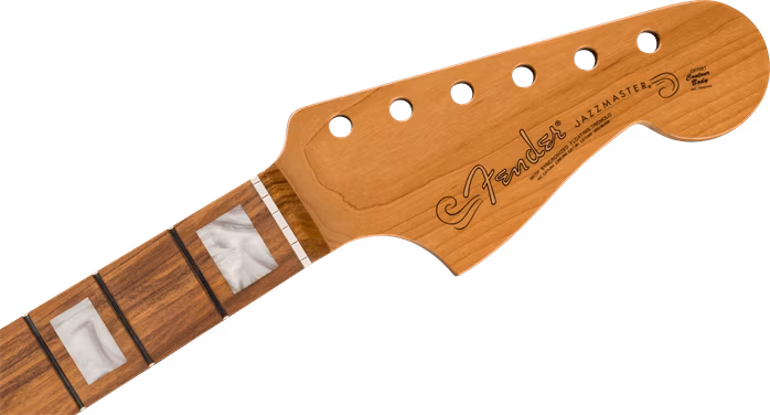 Fender Roasted Jazzmaster Neck, Block Inlays, 22 Medium Jumbo Frets, 9.5" Radius, Pau Ferro Modern C Shape - Gitarrenhals