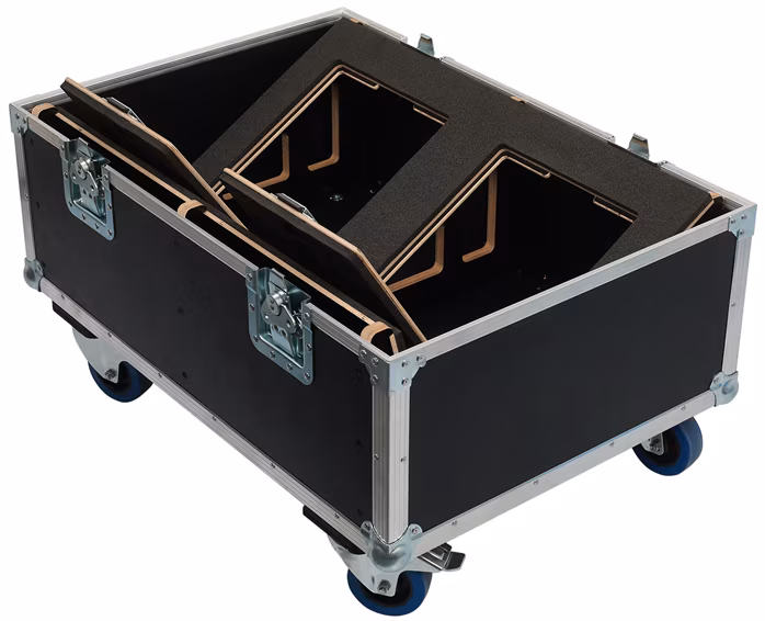 Razzor Cases PREMIUM L-Acoustics A15 WIDE+FOCUS / WIDE+WIDE with accessory compartment - Cabinet Flight Case