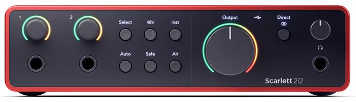 Focusrite Scarlett 2i2 4th Gen (ausgepackt) - USB-Soundkarte