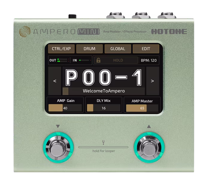 Hotone Ampero Mini Matcha - Gitarren-Multieffekt