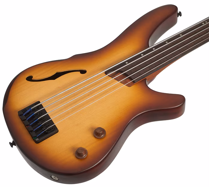 Ibanez SRH505F Natural Browned Burst - Fretless-E-Bass