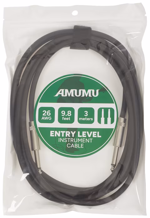Amumu Instrument Cable 3 m Straight - Instrumentenkabel