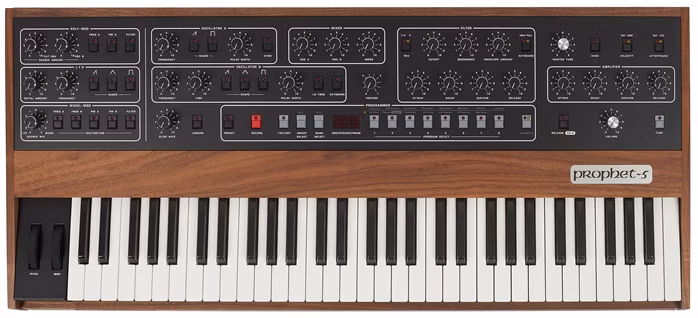 Sequential PROPHET 5 keyboard - Hybrid Synthesizer