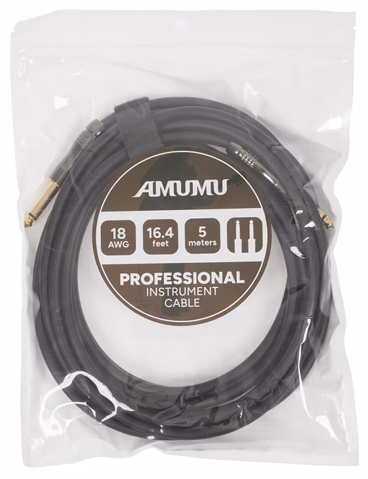 Amumu Premium Instrument Cable 5 m - Instrumentenkabel