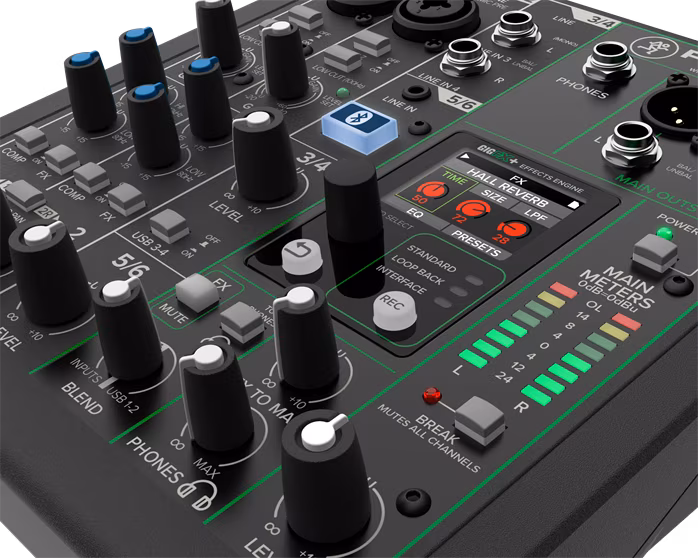 Mackie ProFX6v3+ - Analoges Mischpult