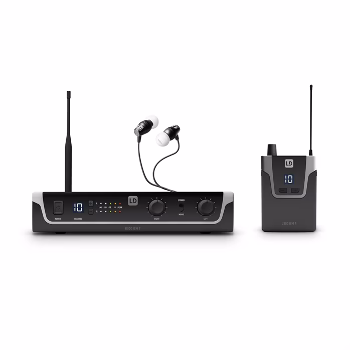 LD Systems U308 IEM HP  - Wireless Monitor-System