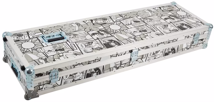 Razzor Cases NORD Stage 4 88 ART EDITION COMIX with wheels and partition for accessories - Keyboard-Koffer