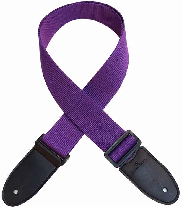 Soundsation Poly Guitar Strap Violet - Gitarrengurt
