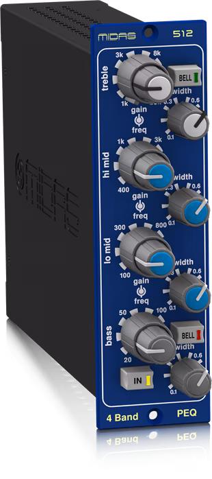 Midas PARAMETRIC EQUALISER 512 V2 - Modul 500