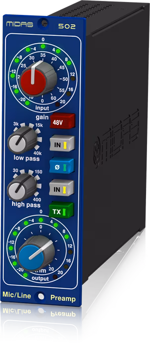 Midas MICROPHONE PREAMPLIFIER 502 V2 - Modul 500
