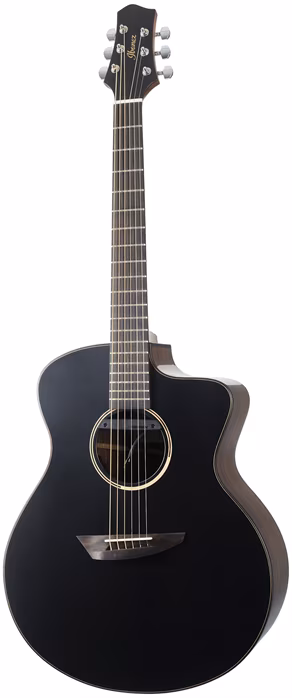 Ibanez JGM5N Black Top, Natural Back and Sides - Elektroakustische Gitarre