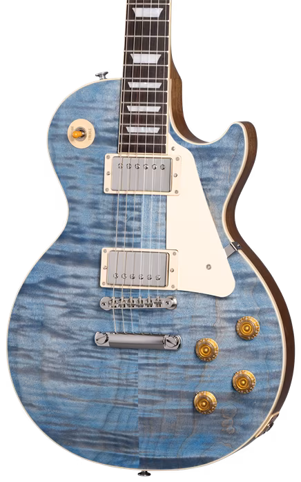 Gibson Les Paul Standard 50s Figured Top Ocean Blue - E-Gitarre
