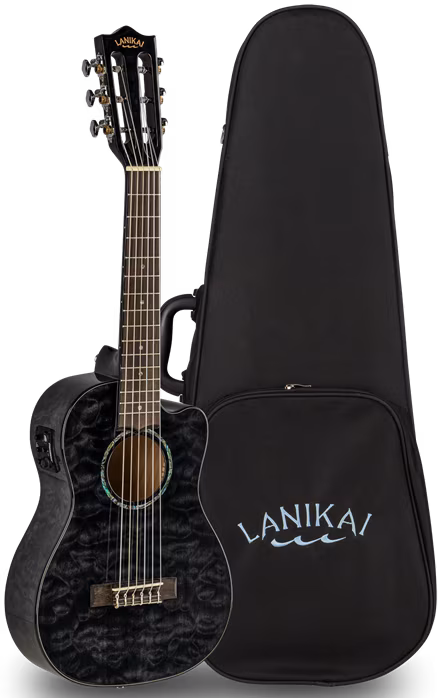 Lanikai LKUQMBKCEG  - Elektroakustische Gitarren-Ukulele