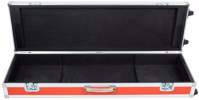 Razzor Cases FUSION Roland Juno DS 88 Case RED with extended wheels - Keyboard-Koffer