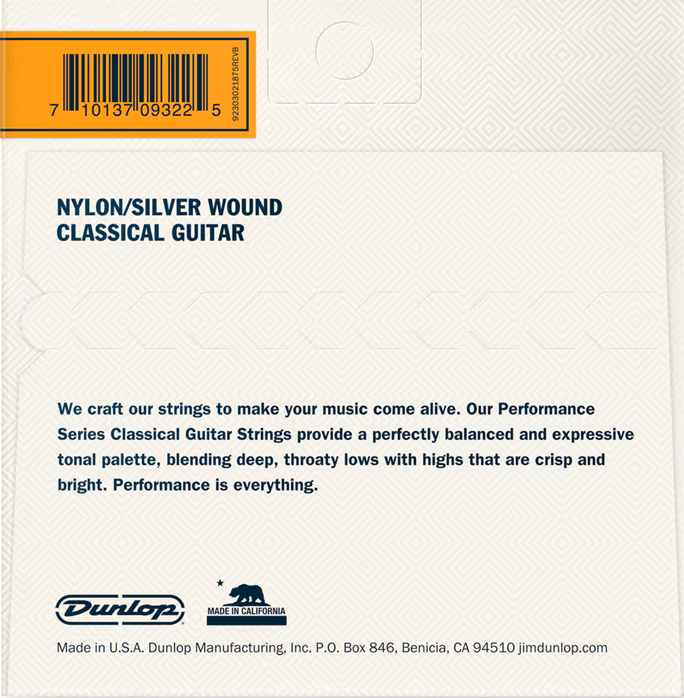 Dunlop DU DCV100NS - Nylon-Saiten für klassische Gitarre