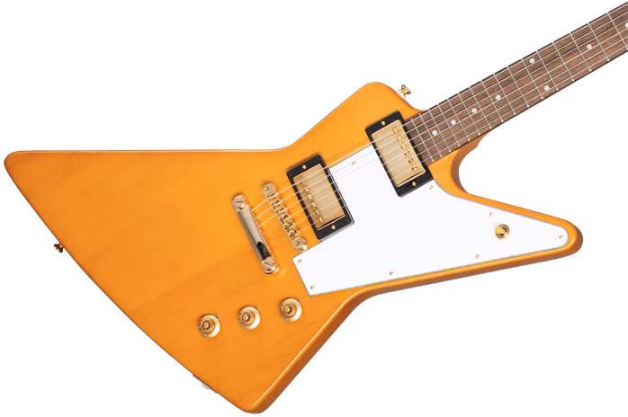 Epiphone 1958 Korina Explorer Aged Natural - E-Gitarre