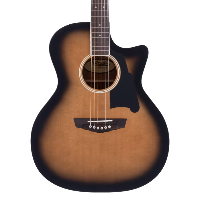 D'Angelico Premier Gramercy Grand Auditorium CE Aged Burst - Elektroakustische Gitarre