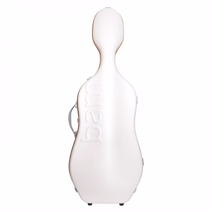 Bam GRAFFITI Hightech Slim Cello case White - Case für Violoncello