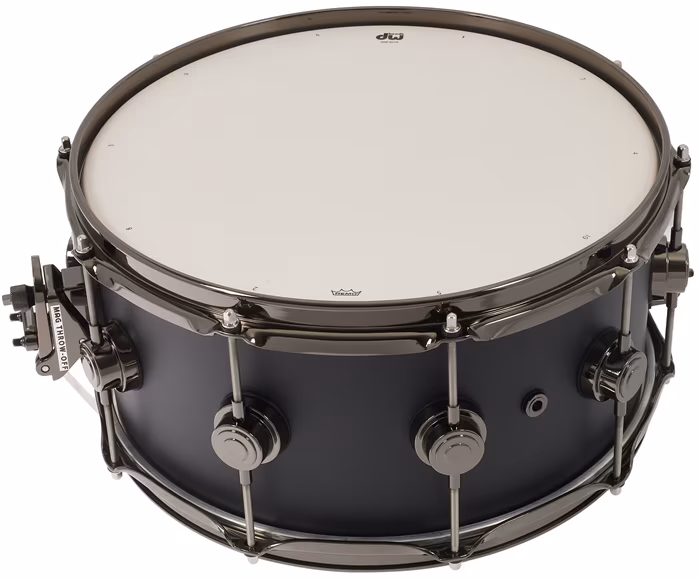 DW 14" x 6,5" Collector´s Satin Oil Matte Black/Black Nickel - Snare-Trommel