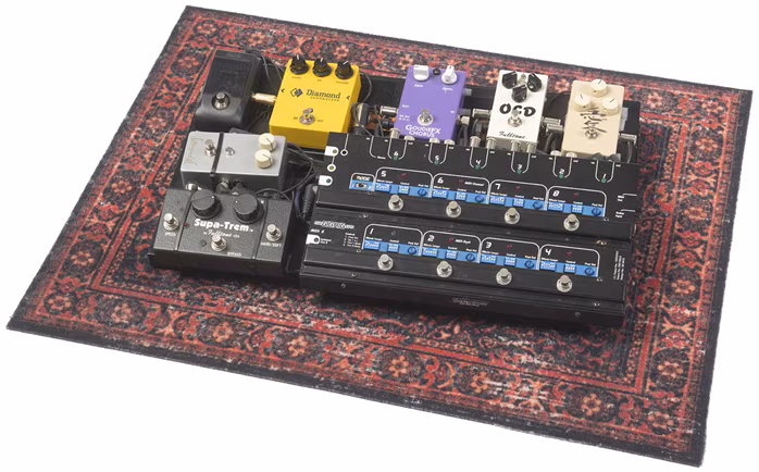 DRUMnBASE Vintage Persian Pedal&Amp Black Red - Teppich