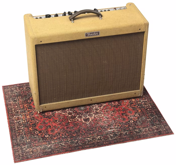 DRUMnBASE Vintage Persian Pedal&Amp Original Red - Teppich