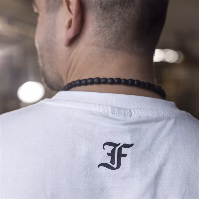 Furch White T-shirt print bracing M - T-Shirt
